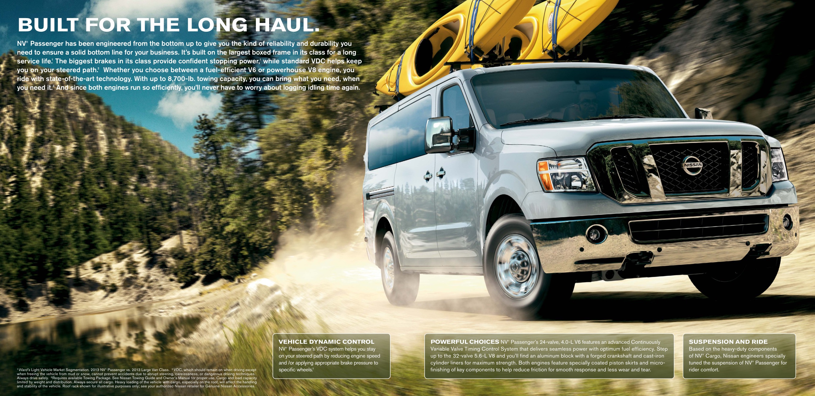 2013 Nissan NV Passenger Brochure Page 5